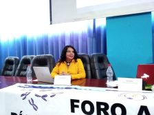 Diane Rodríguez, sobre transfeminismo en foro académico por el día internacional de la mujer en la provincia de esmeraldas